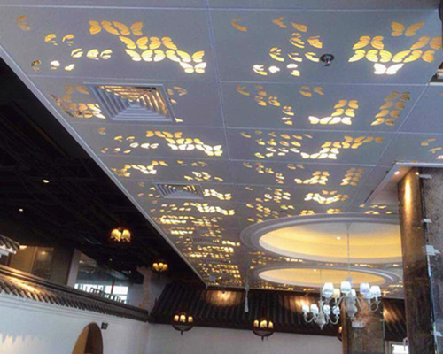 Hunan yiyang carve patterns or designs on woodwork aluminum veneer manufacturers